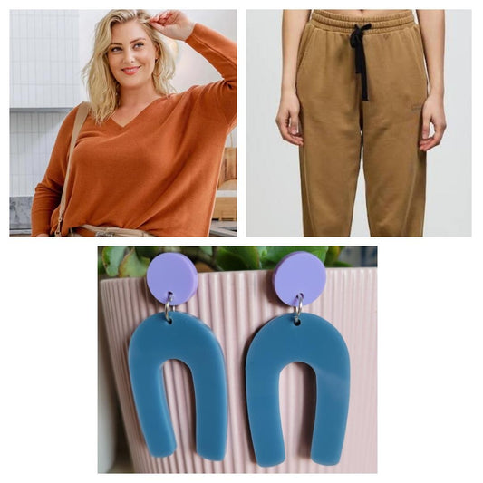 STYLE ADVICE: Denim Blue Wishbone Earrings