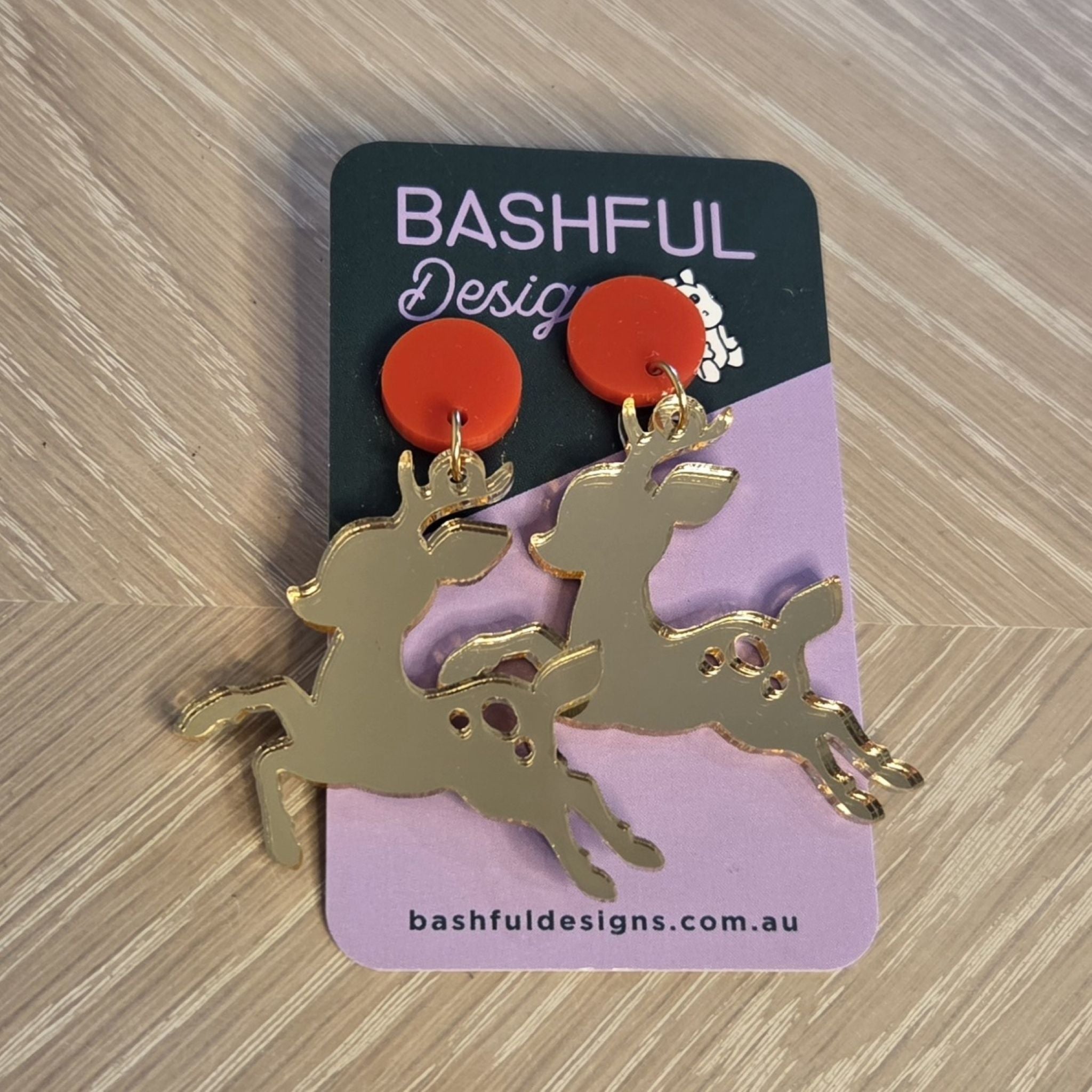Christmas Reindeer earrings