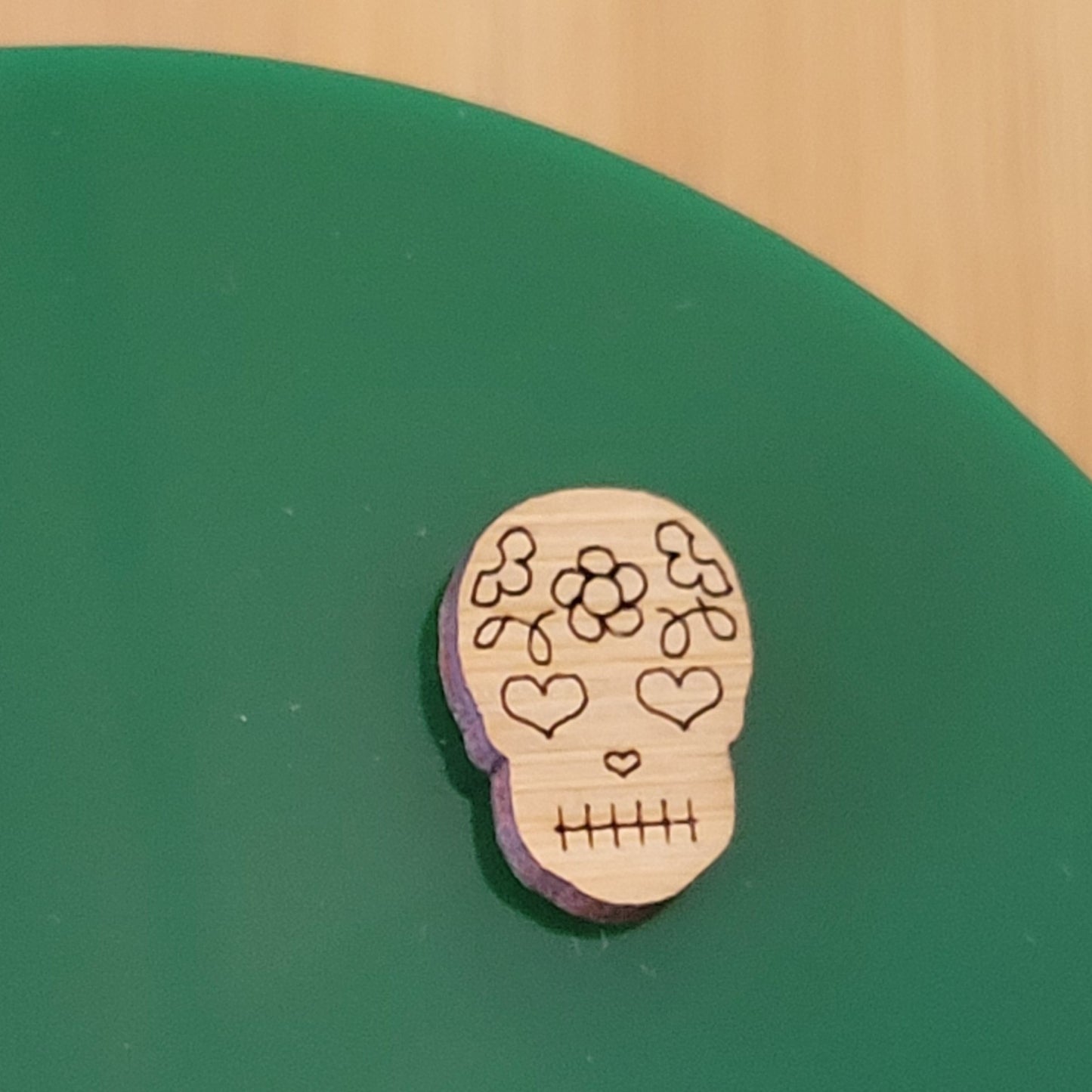 Day Of The Dead Skull Stud Earrings