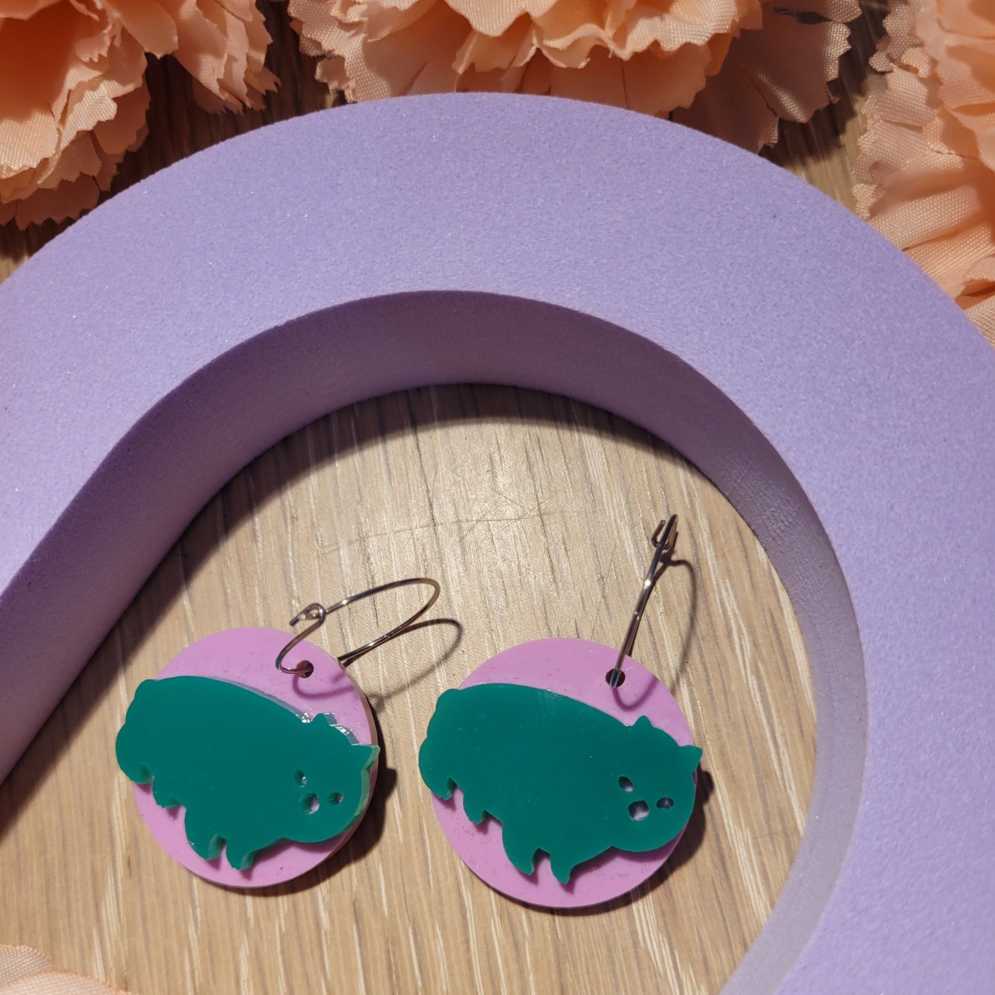 Wombat Earrings