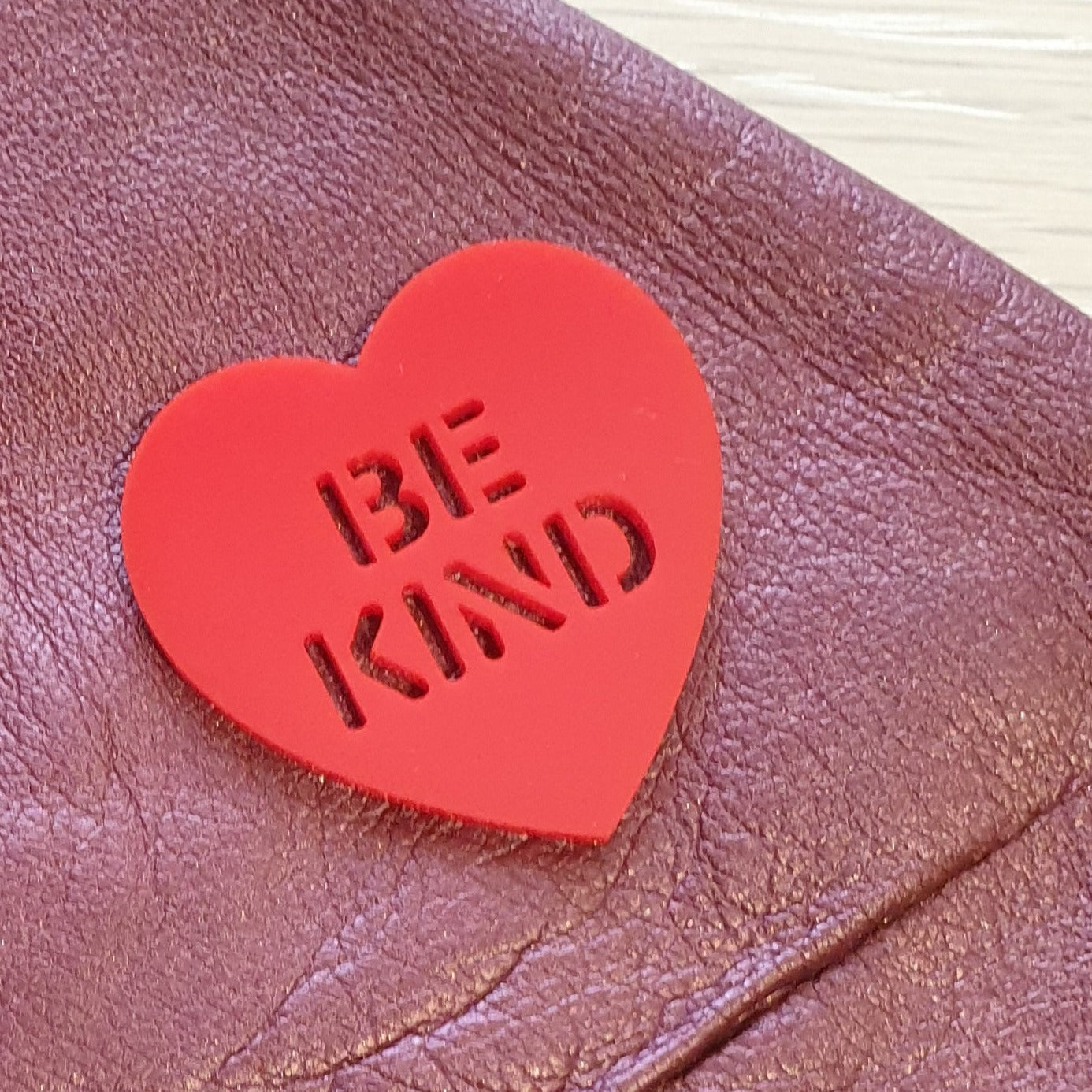 Red Heart Kindness Earrings